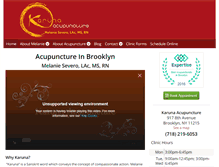 Tablet Screenshot of karuna-acupunctureny.com